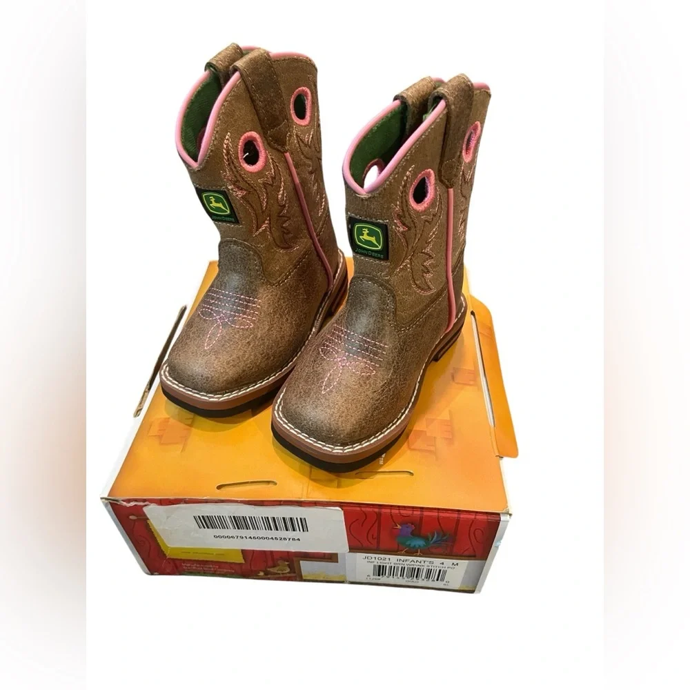 New John Deere girls boots-infant/toddler 4
